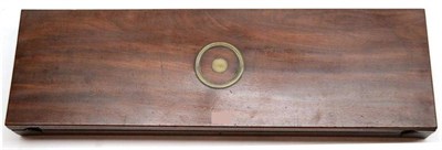 Lot 445 - A 19th Century Mahogany Shotgun Case by Williams & Powell, Liverpool, the hinged cover with...