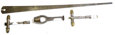 Lot 451 - A Rare 19th Century Gunmaker's Workshop Steel Bore Gauge, one side with calibrations from 1...