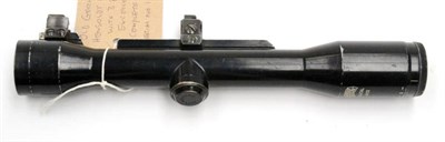 Lot 460 - A Hensoldt Wetzlar Diatal 4 X 32 Rifle Scope, with three post sniper reticle, numbered 172157,...