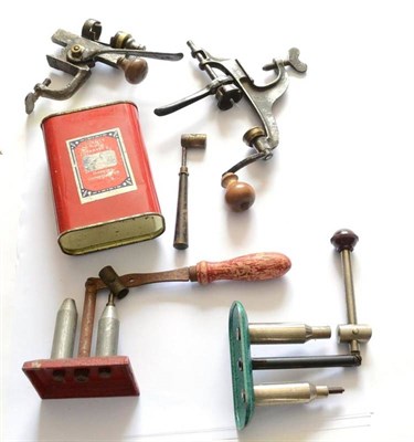 Lot 467 - A Quantity of Reloading Equipment, including two re-decappers, two roll turn-over tools, a...