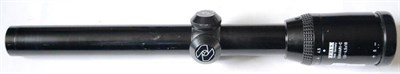 Lot 474 - A Zeiss Diavaric-C 1,5...4,5 X 18 Dangerous Game Rifle Scope, numbered 203082, with elevation...