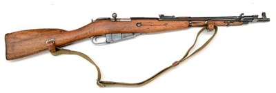 Lot 504 - A Deactivated Mosin Nagant Bolt Action Rifle, numbered AL1183 and dated 1954, with hinged...