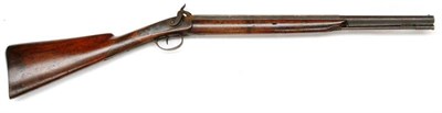 Lot 506 - An Early 19th Century Percussion Cap Sporting Gun by Bate of London, the 58cm two stage steel...