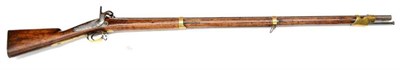 Lot 507 - A Russian 1845 Pattern Percussion Musket, the 108cm steel barrel stamped T over 1850, No.12664, the