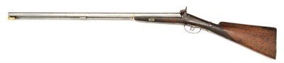 Lot 510 - A 19th Century  Percussion Side by Side Double Barrel Sporting Gun by W & E Hollis, with 80cm plain