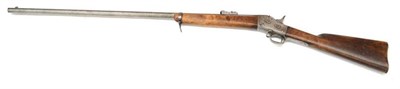 Lot 512 - A Husquvana Rolling Block Rifle,  number 4285, the 95cm steel barrel stamped W.W C.F./ H, with...