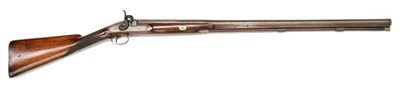 Lot 514 - A 19th Century Single Barrel Percussion Cap Sporting Gun, with 82cm stubb twist steel barrel,...