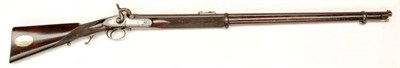 Lot 527 - A 19th Century .451 Percussion Rifle by Thomas Turner, 8 Fisher St., Birmingham, the 91cm steel...