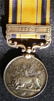 Lot 294 - A South Africa Medal 1879, with clasp 1877-9, awarded to 3356.PTE.H.JOHNSTONE. A.H.C.