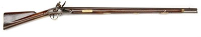 Lot 534 - An Early 19th Century Flintlock Musket by Meredith, the 94cm steel barrel with London proof...