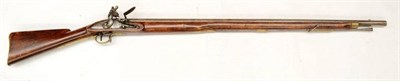 Lot 535 - A George III Flintlock India Pattern Musket,  the 99.5cm steel barrel stamped with crowned...