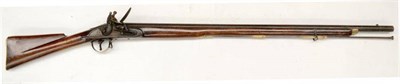 Lot 536 - A Victorian Flintlock Musket, the 99cm steel barrel stamped 12 W.L.S. with Birmingham proof...