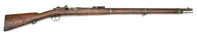 Lot 537 - A German Mauser Model 1871/84 Bolt Action Rifle by Spandau 1888, .43 calibre, numbered 263, the...