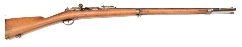 Lot 538 - A French Model 1874 Gras Bolt Action Rifle, the 80cm steel barrel numbered 69249, with PG L and...