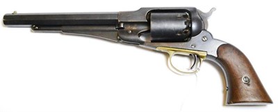 Lot 550 - An American Civil War Remington 1858 New Model Army .44 Calibre Single Action Six Shot Transitional