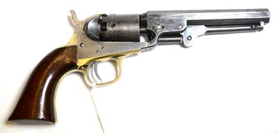 Lot 553 - A Colt Model 1849 Five Shot .31 Calibre Percussion Single Action Pocket Revolver, the 12.5cm...