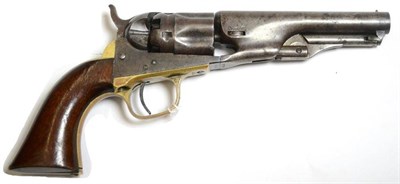 Lot 562 - A Colt .36 Calibre Percussion Single Action Five Shot Model 1862 Police Revolver, No.17723, the...