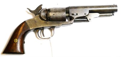 Lot 563 - A Bacon Manufacturing Company .31 Calibre Five Shot Single Action Percussion Pocket Model Revolver