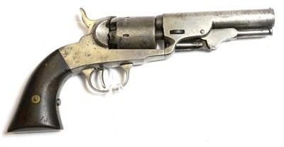 Lot 564 - A Hopkins & Allen .31 Calibre Five Shot Percussion Pocket Model Revolver, the 9.5cm cylindrical...