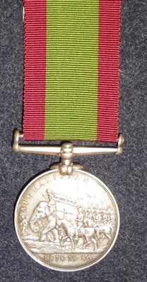 Lot 299 - An Afghanistan Medal 1881, awarded to 32 B/714 PTE.J.P.DUKE, 1/12TH REGT.