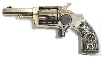 Lot 588 - A Norwich Arms Co. .32 Calibre Rimfire Five Shot Pocket Revolver, with chromed finish, the...