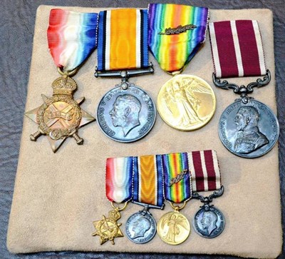 Lot 13 - A First World War MSM Group of Four Medals, awarded to 02548 SJT.F.J.REEVES. A.O.C., comprising...