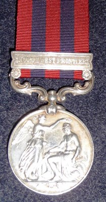 Lot 303 - An India General Service Medal 1854, with clasp NORTH WEST FRONTIER, awarded to 2286...