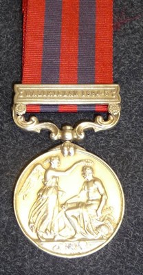 Lot 320 - An India General Service Medal 1854, with clasp WAZIRISTAN 1895-5, awarded to 3882...