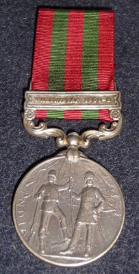 Lot 331 - An India Medal 1896, with clasp WAZIRISTAN 1901-2, awarded to 1857 Mustr. Munshi Ram S & T Corps.