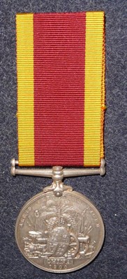 Lot 334 - A China War Medal 1900, awarded to 397 Sepoy Shar Ham 20th Pjb. Infy