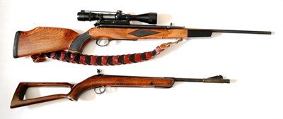 Lot 343 - PURCHASER MUST BE 18 YEARS OR OVER A Sussex Armoury .22 Calibre Air Rifle, numbered 04409,...