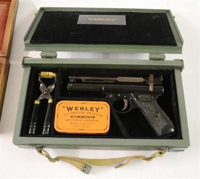 Lot 349 - PURCHASER MUST BE 18 YEARS OR OVER A Webley Premier MK.II .22 Calibre Air Pistol, number 737,...