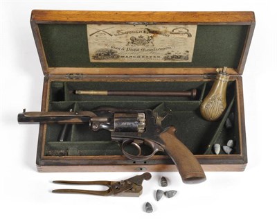 Lot 374 - A 19th Century Adam's Patent 34 Bore Self Cocking Five Shot Revolver by Gasquoine & Dyson,...