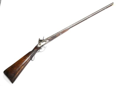 Lot 427 - An 18th Century Double Barrel Flintlock Sporting Gun by William Hollis of Birmingham, the 84cm...