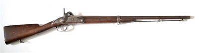 Lot 428 - A 19th Century French Military Percussion Cap Carbine/Musketoon, with 70cm steel barrel, the...