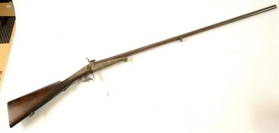 Lot 432 - A 19th Century Pinfire Single Barrel Sporting Gun by J Janssen, Wesel, the 93cm browned steel...