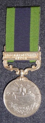 Lot 344 - An India General Service Medal 1909, with clasp NORTH WEST FRONTIER 1908, awarded to 8060...