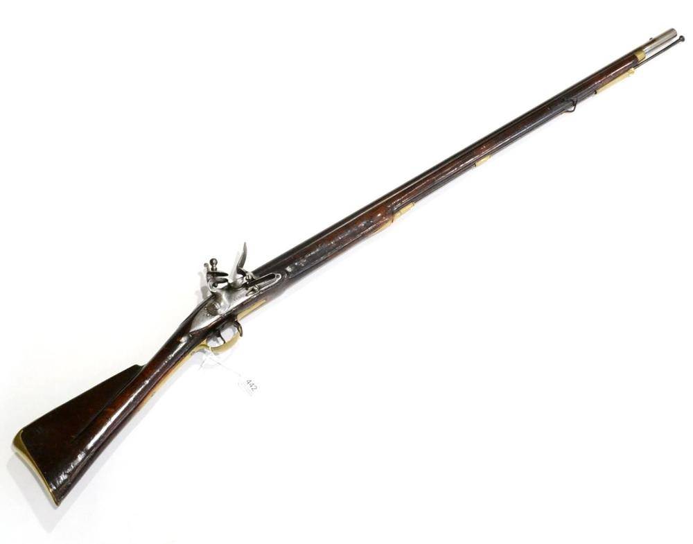 Lot 442 - An 18th Century Flintlock `Brown Bess' Musket (Second Model) by Clark of London, the 107cm...