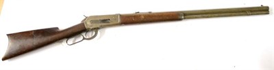 Lot 456 - A Winchester Model 1886 38-56 W.C.F. Lever Action Repeating Rifle, numbered 73459, the 66cm...