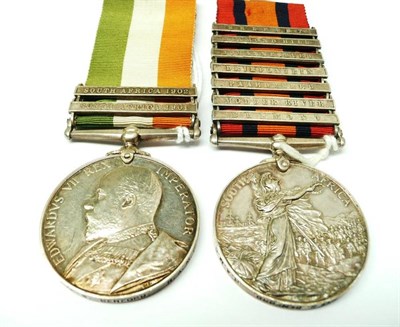 Lot 353 - A Pair of Medals Awarded to 8889 PTE.S.BENFORD, R.A.M.C., comprising a Queen's South Africa...