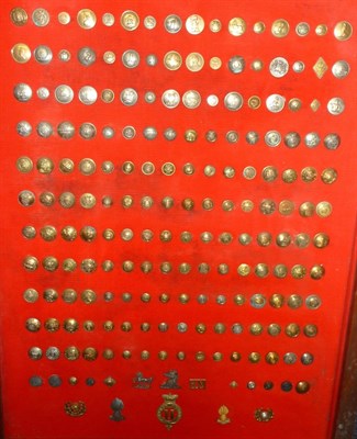 Lot 356 - A Collection of Approximately One Hundred and Eighty Buttons, mainly military including cavalry and