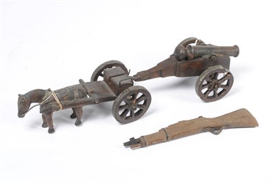 Lot 357 - Boer Prisoner of War Work: A Group of Three Metal Mounted and Carved Wood Items, circa 1900,...