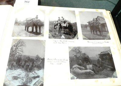 Lot 362 - A Photograph Album, containing numerous personal photographs depicting the life of Charles...