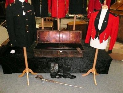 Lot 377 - A Uniform to Major J W B Hext, 4th King's Own Royal Regiment (Lancaster), comprising Number 1 Dress