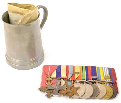 Lot 3 - An OBE, MC Group of Ten Medals, awarded to LT-COL. H.C.L. DIMSDALE W.G., comprising OBE,...