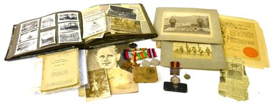 Lot 7 - Scarborough Interest - The Ogden Family at War (Father and Son):- a Queen's South Africa Medal,...