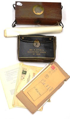 Lot 29 - A Collection of Masonic Regalia and Ephemera, relating to Brother William Lawrence Spero Spinks...