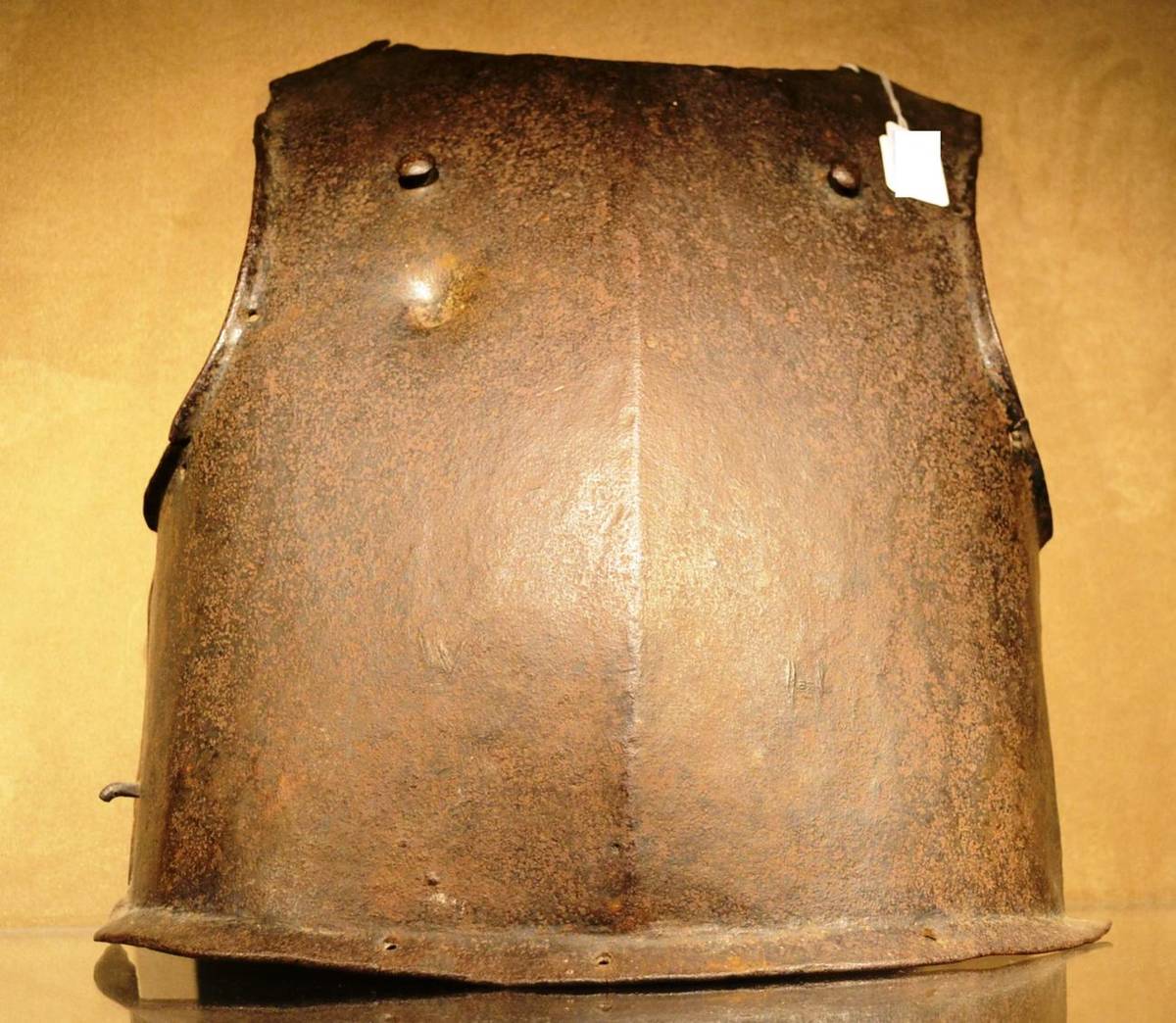 Lot 111 - A Civil War Heavy Siege Breastplate, circa 1640, proofed, with armourer's marks, two strap...