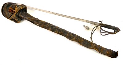 Lot 183 - A Victorian 1850 Pattern Royal Artillery Officer's Sword, the 87.5cm single edge fullered steel...