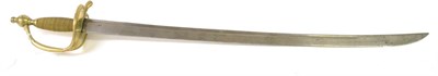 Lot 192 - A British 1742 Pattern Sword, the 72.5cm single edge steel blade with a narrow fuller to the...